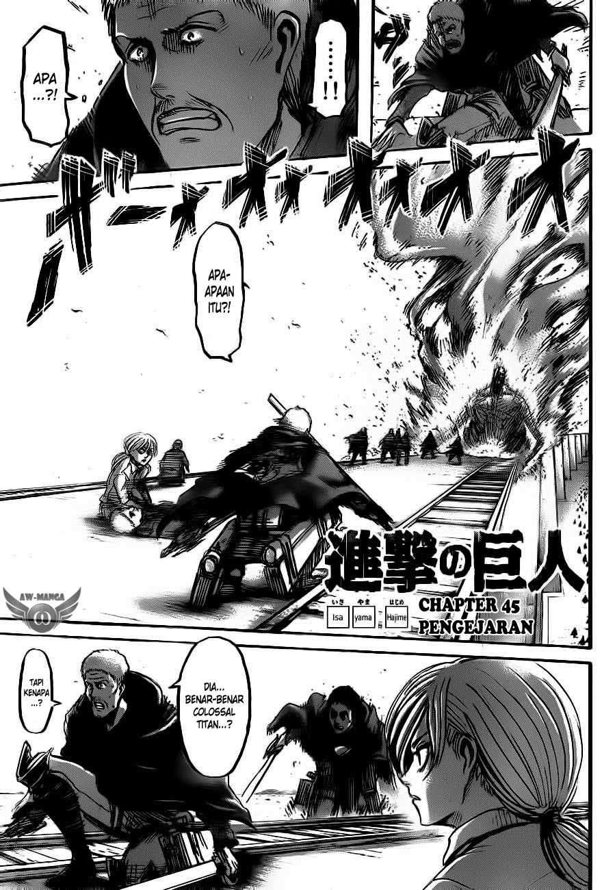 Manga Shingeki no Kyojin Chapter 45 gambar 2