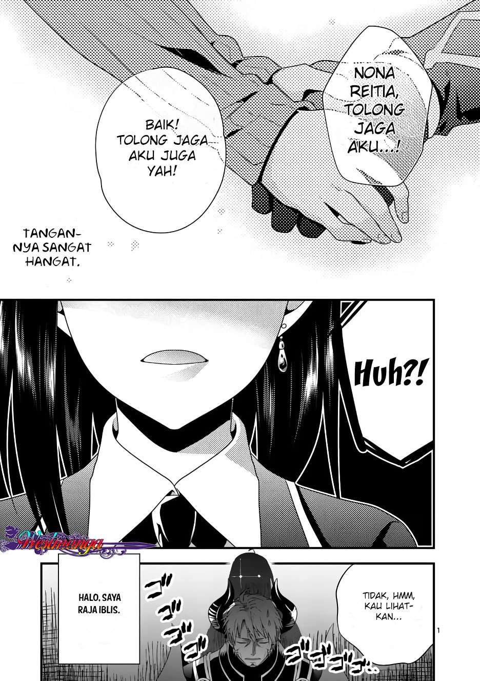 Komik Maou desu Onna Yuusha no Hahaoya to Saikon Shita no de Onna Yuusha ga Giri no Musume ni Narimashita Chapter 2 gambar 1