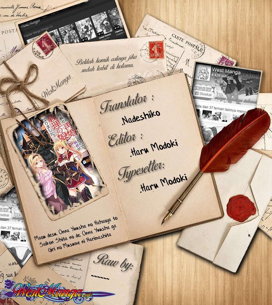 Manga Maou desu Onna Yuusha no Hahaoya to Saikon Shita no de Onna Yuusha ga Giri no Musume ni Narimashita Chapter 2 gambar 2