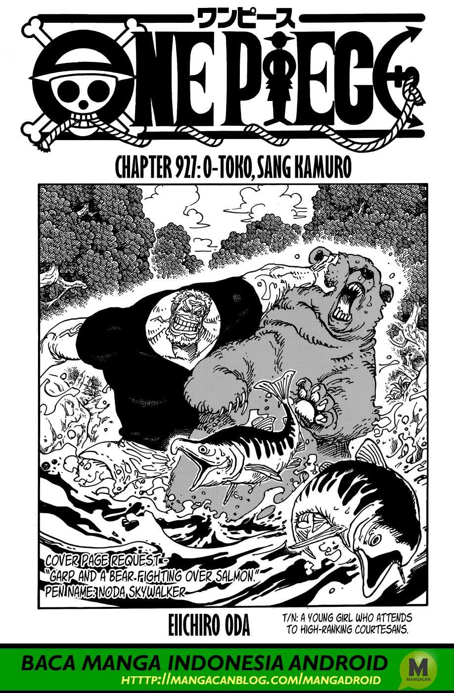 Komik One Piece Chapter 927 gambar 1