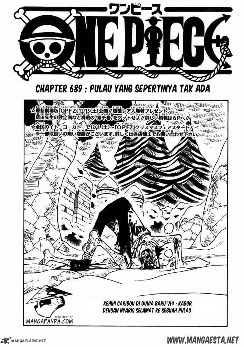 Komik One Piece Chapter 689 gambar 1