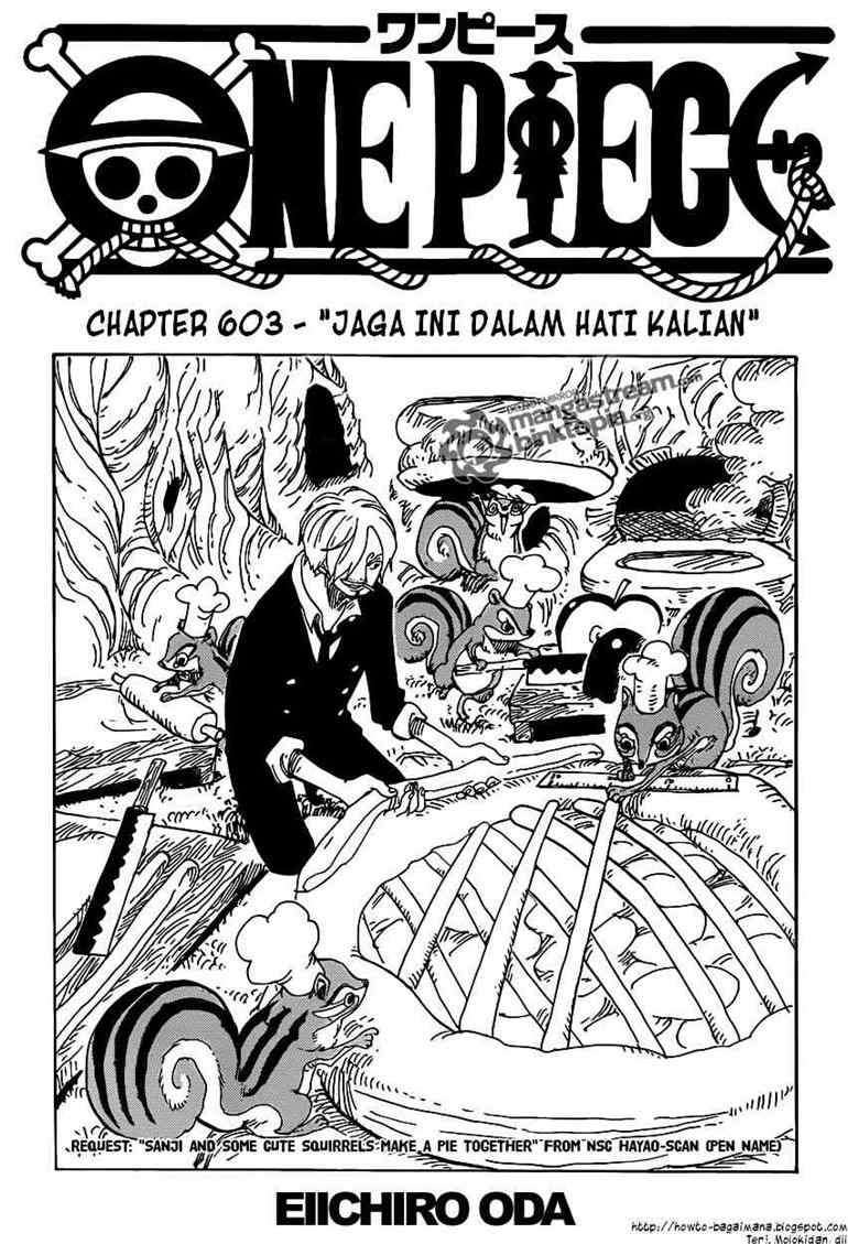 Komik One Piece Chapter 603 gambar 1