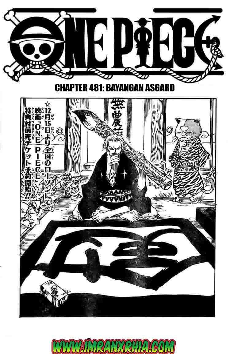 Komik One Piece Chapter 481 gambar 1