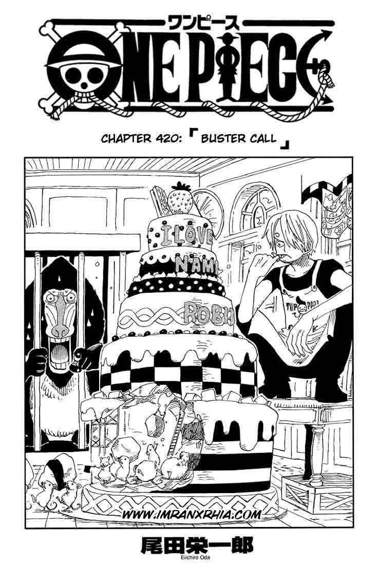 Komik One Piece Chapter 420 gambar 1