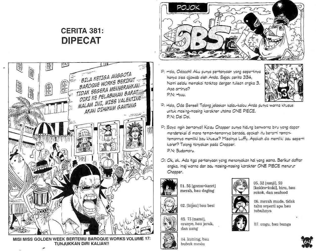 Komik One Piece Chapter 381 gambar 1
