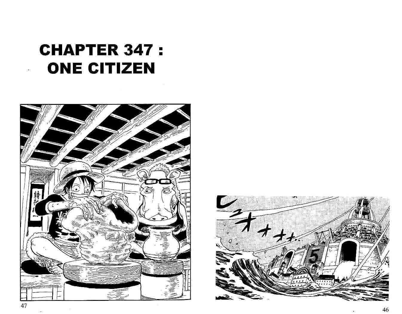 Komik One Piece Chapter 349 gambar 1