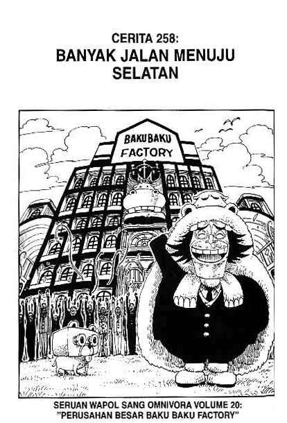 Komik One Piece Chapter 258 gambar 1
