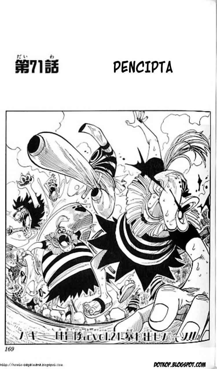 Komik One Piece Chapter 71 gambar 1