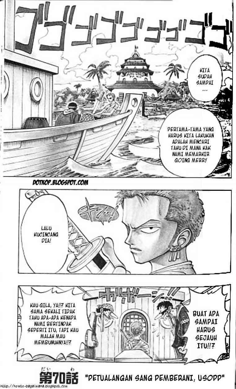 Komik One Piece Chapter 70 gambar 1