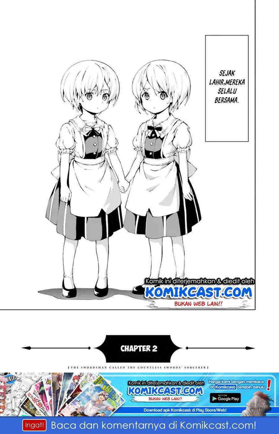 Manga The Swordsman Called the Countless Swords Sorcerer Chapter 02 gambar 2