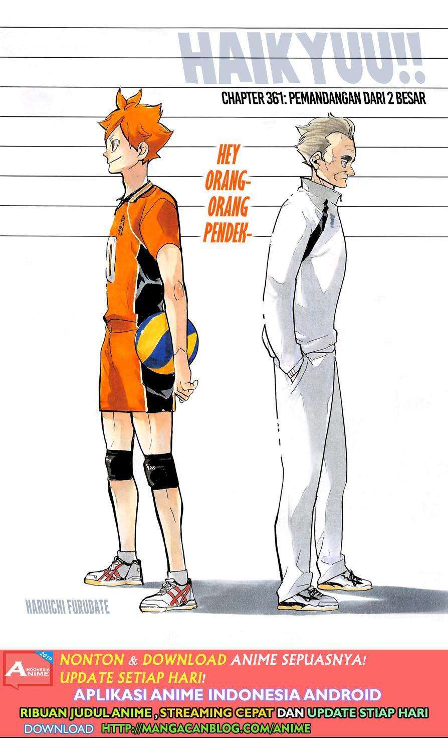 Komik Haikyuu!! Chapter 361 gambar 1