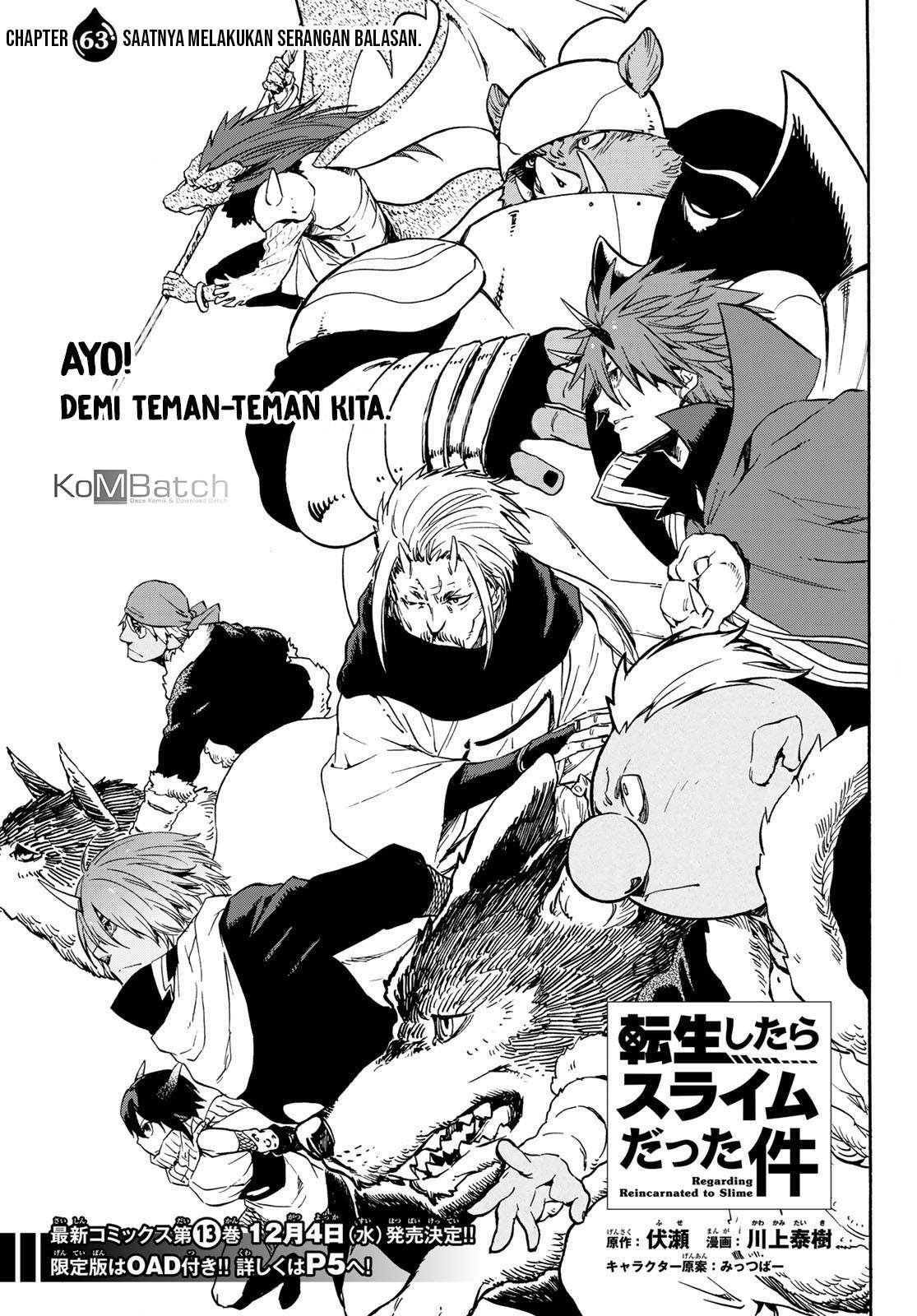 Komik Tensei Shitara Slime Datta Ken Chapter 63 gambar 1