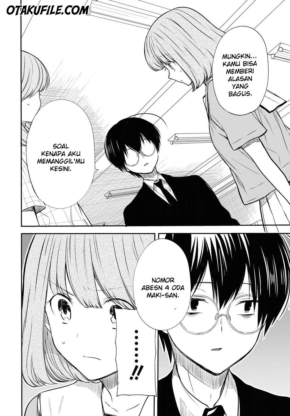 1-nen A-gumi no Monster Chapter 09 - Halaman 4
