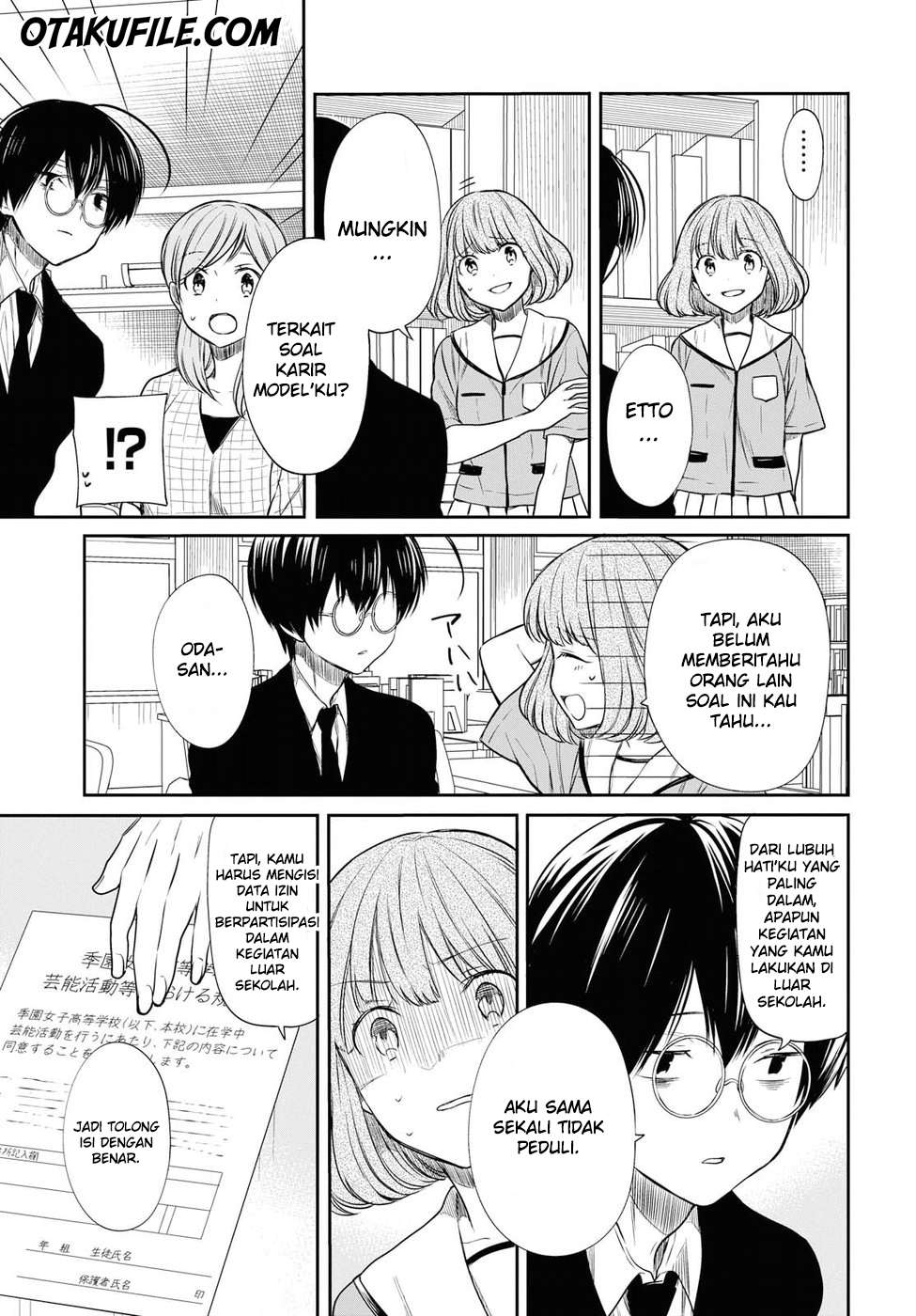 1-nen A-gumi no Monster Chapter 09 - Halaman 5