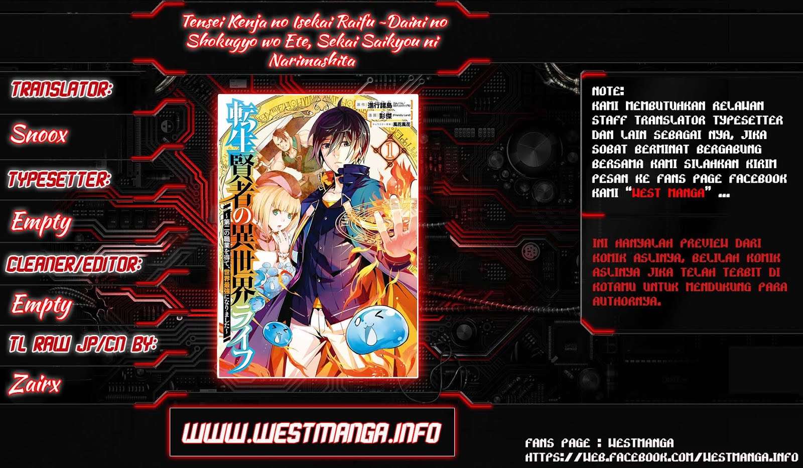 Manga Tensei Kenja no Isekai Raifu Chapter 1.2 gambar 2