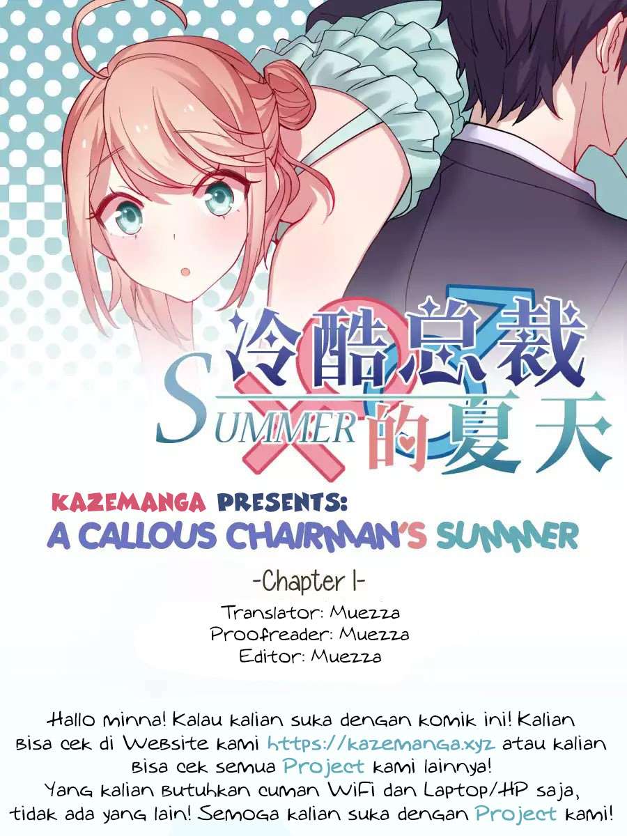 Komik A Callous Chairman’s Summer Chapter 01 gambar 1