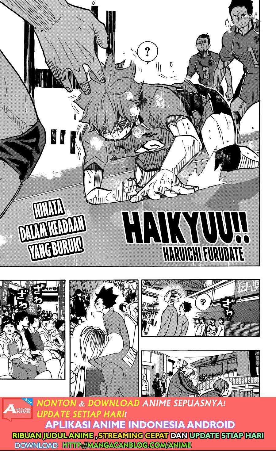 Komik Haikyuu!! Chapter 365 gambar 1