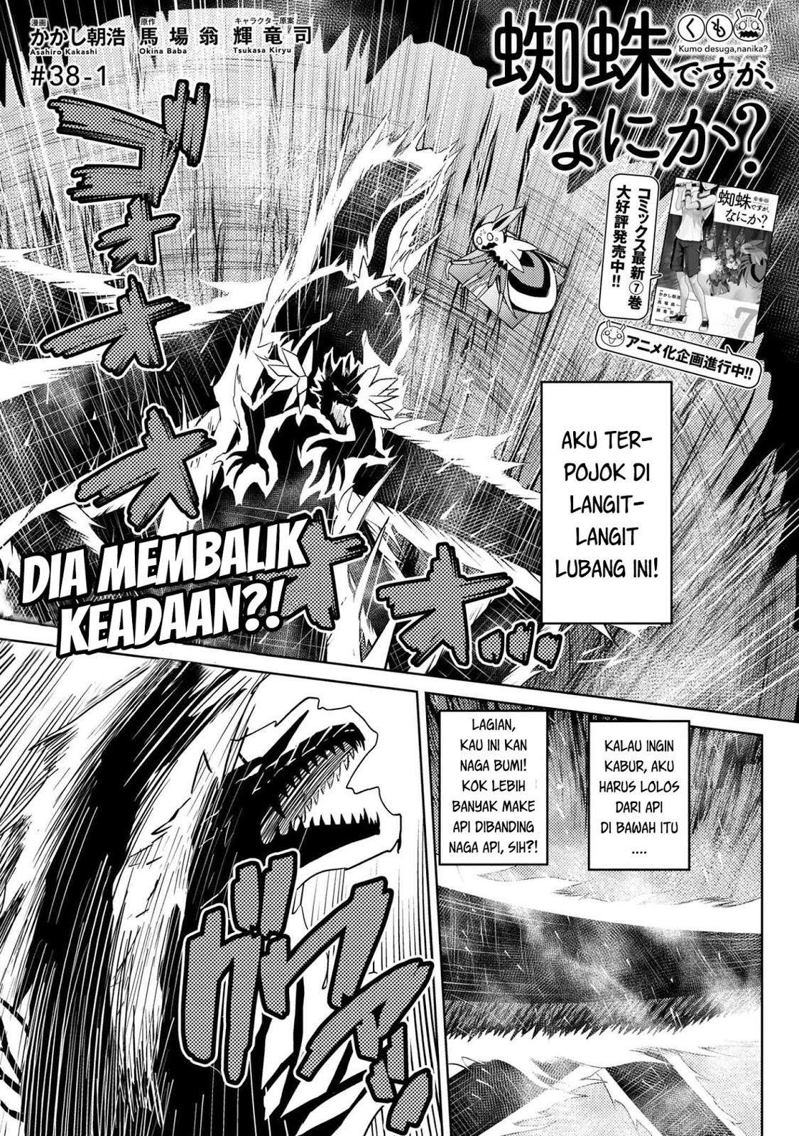 Komik Kumo desu ga, Nani ka? Chapter 38.1 gambar 1