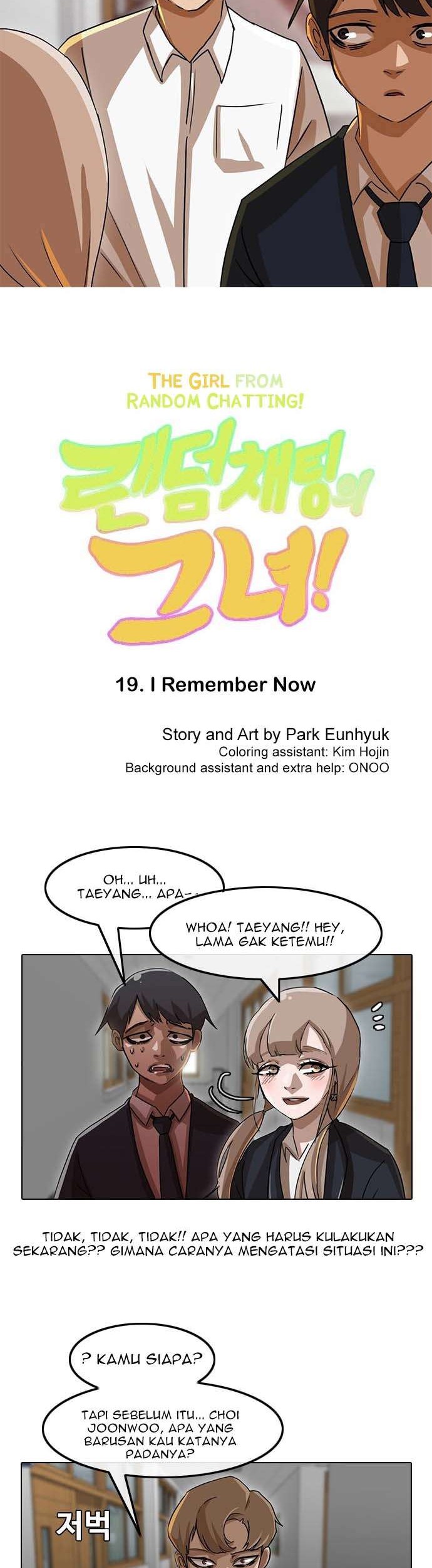 Manhwa The Girl from Random Chatting! Chapter 19 gambar 2