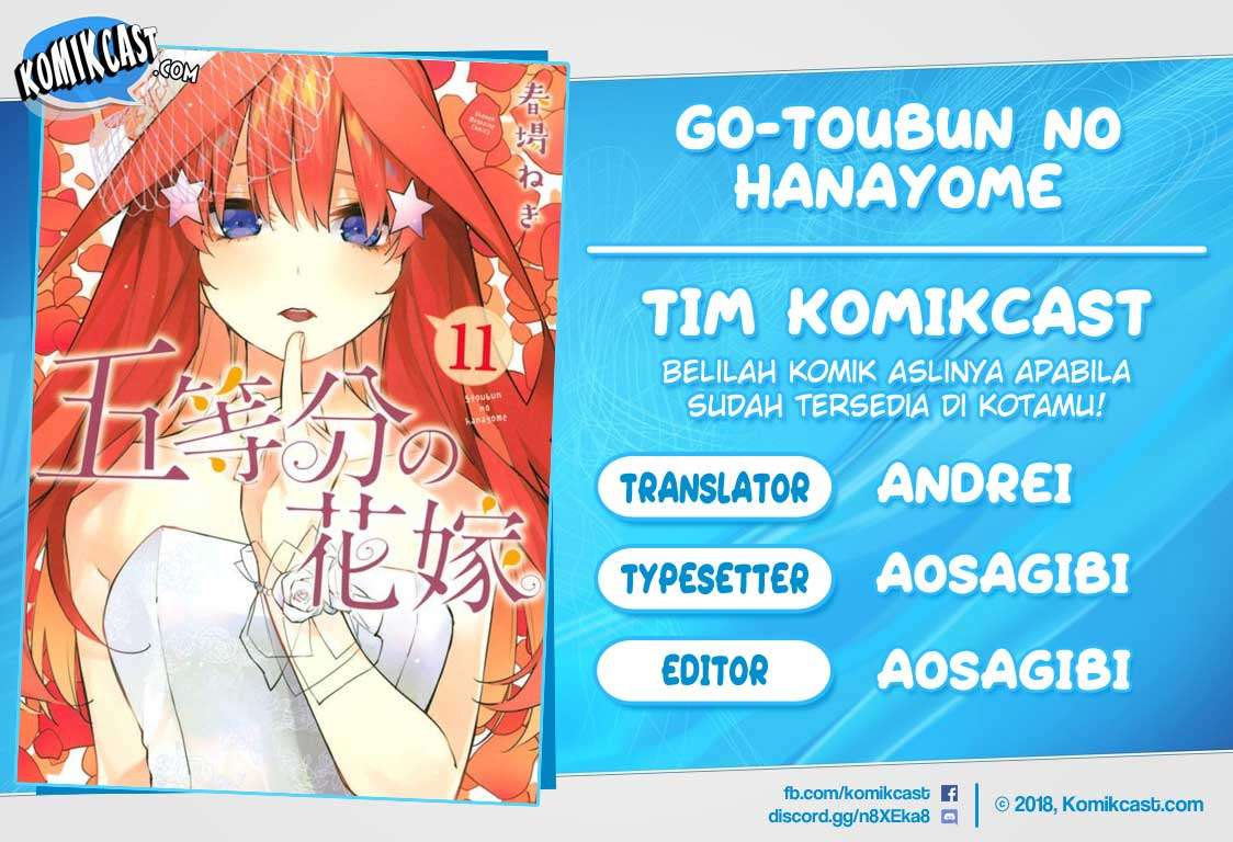 Komik Go-toubun no Hanayome Chapter 104 gambar 1